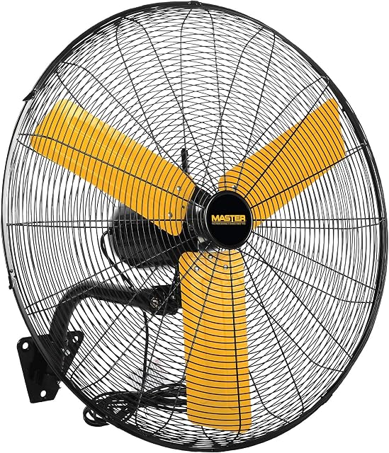 MASTER 30 Inch Oscillating Industrial High Velocity Wall Mount Fan for, Commercial, Shop or Garage, All Steel Construction (MAC-30WOSC)