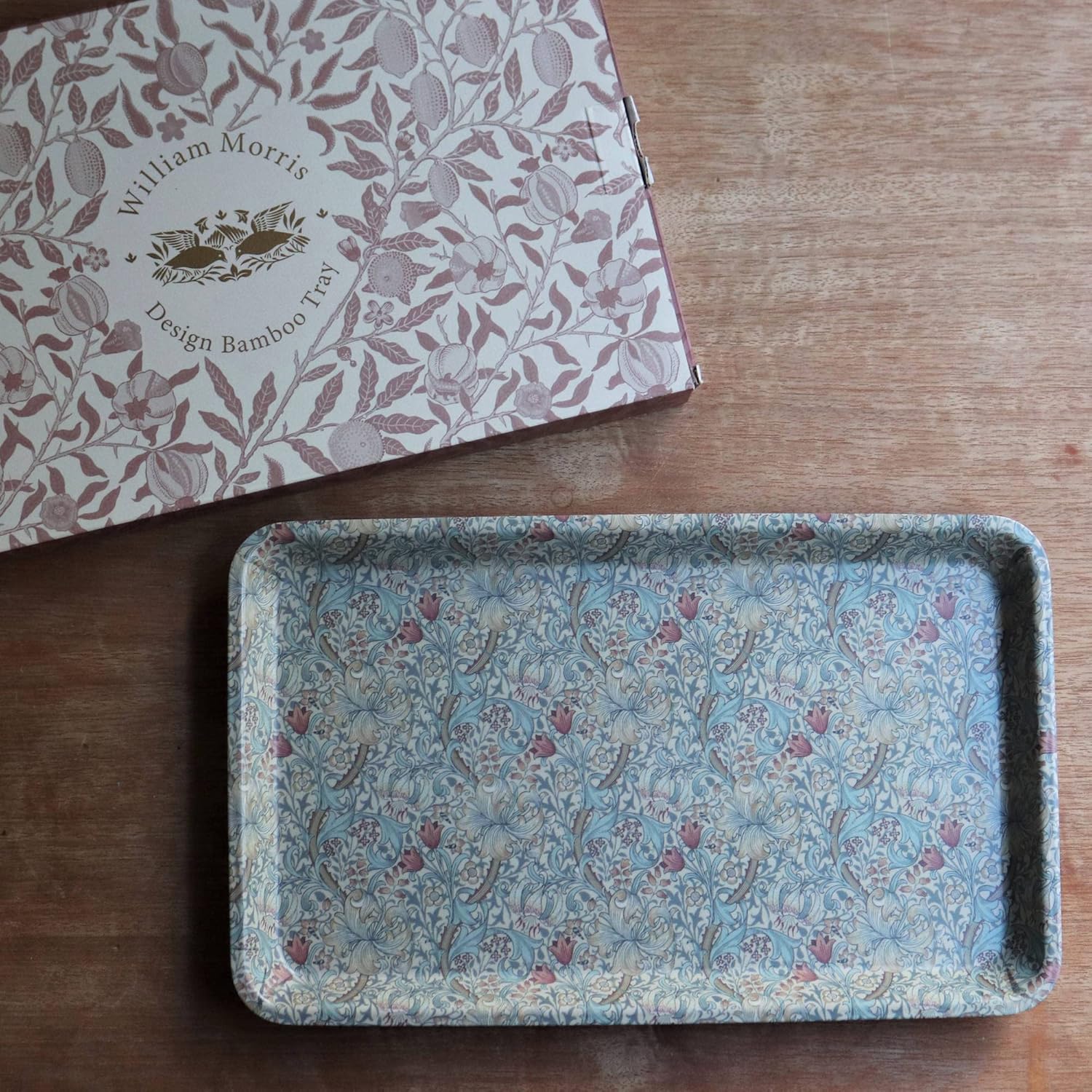 Amazon｜Jubilee ジュビリー ウィリアム・モリス【バンブートレイ】 竹ファイバープレート jrpbmorrisT31A｜小皿