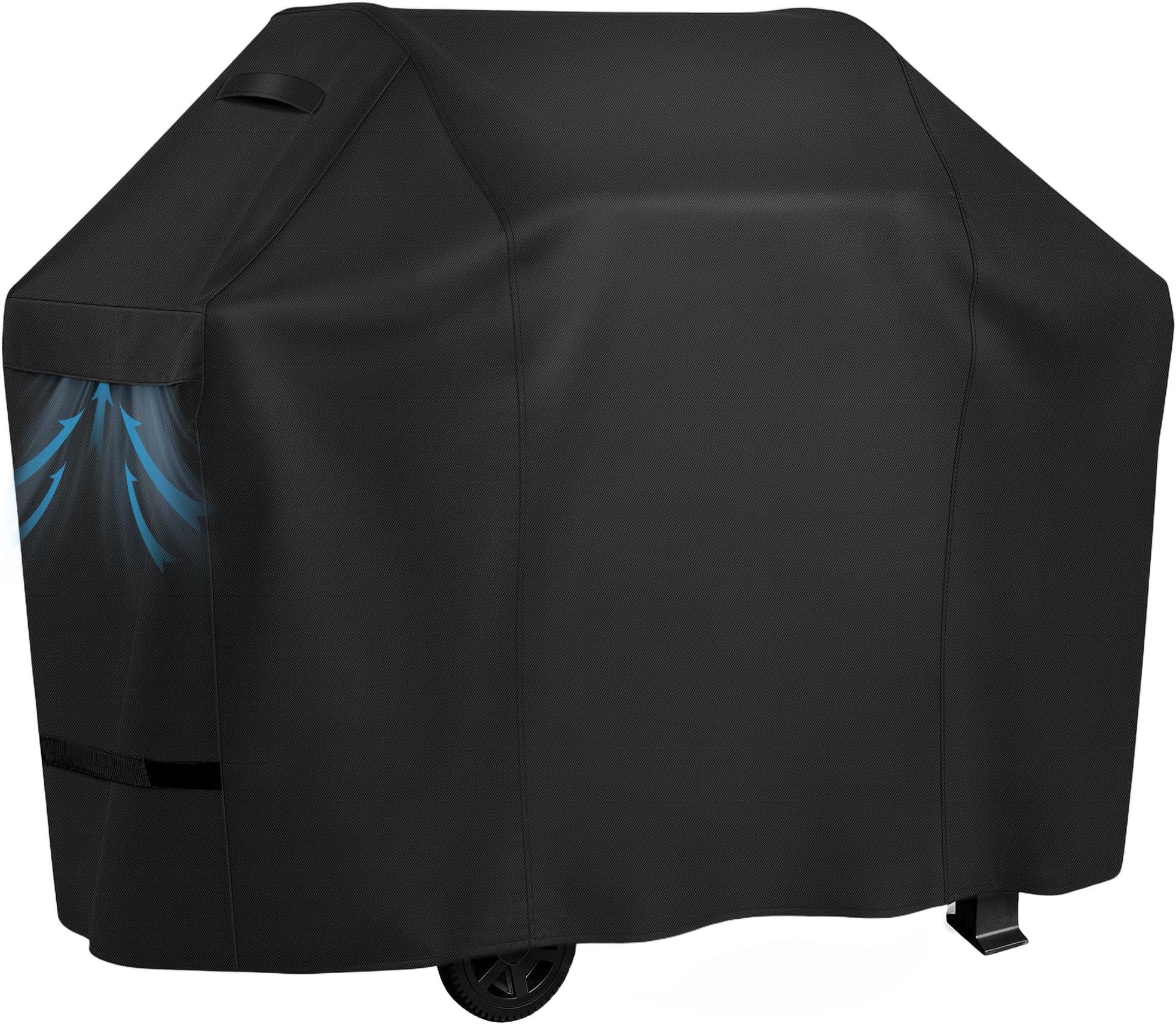 iCOVER BBQ Grill Cover - 60 inch Heavy Duty Barbeque Gas Grill Cover 600D Canvas Waterproof No Fading Smoker Covers, for Weber,Char Broil,Holland, Jenn Air,Brinkmann.G21604.