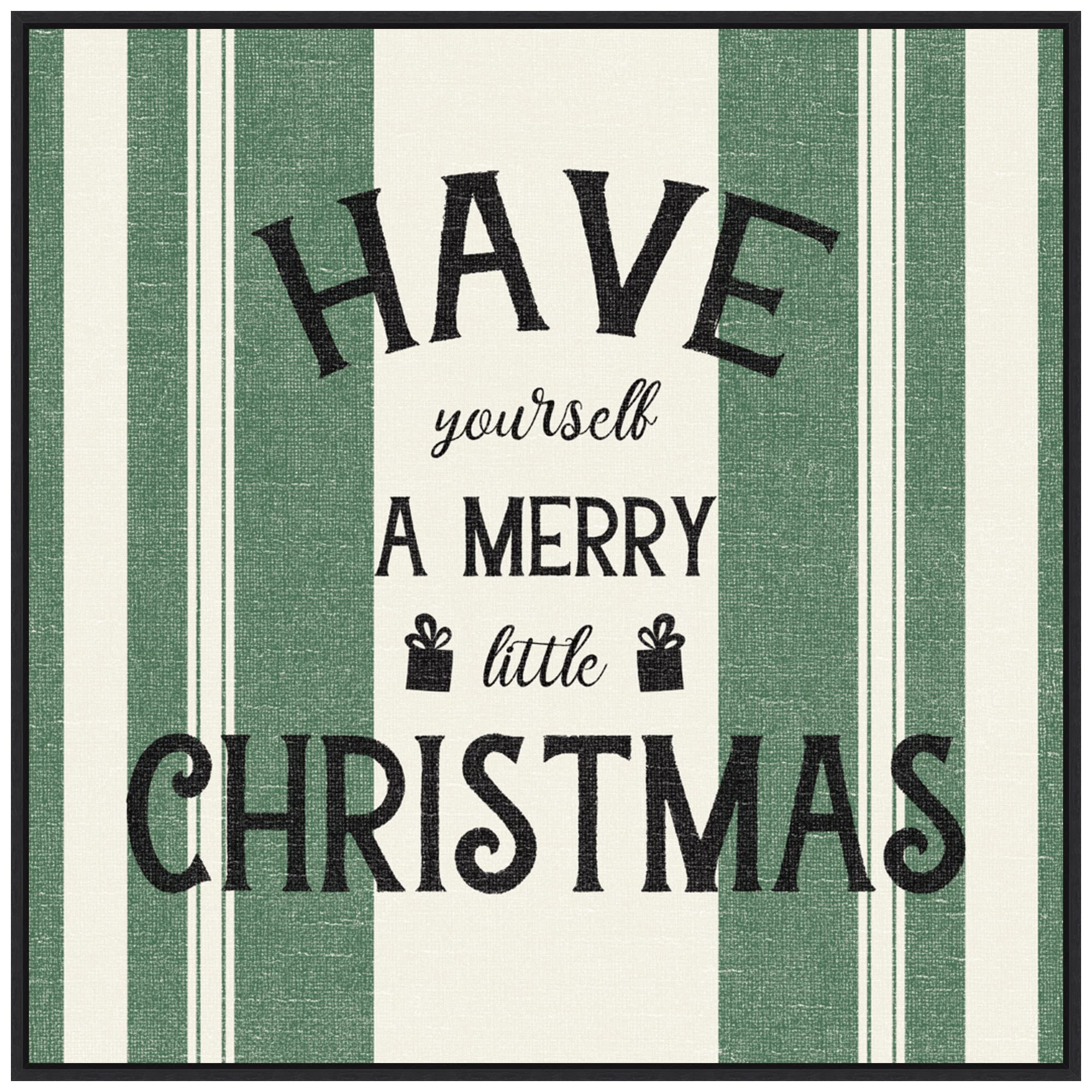 Amanti Art Framed Canvas Wall Art 30x30 Heartland Holiday II by Wild Apple Portfolio, Framed Wall Art Canvas, Holidays Artwork, Modern Decor, Large Poster Painting for Living Room, Bedroom, Bathroom,