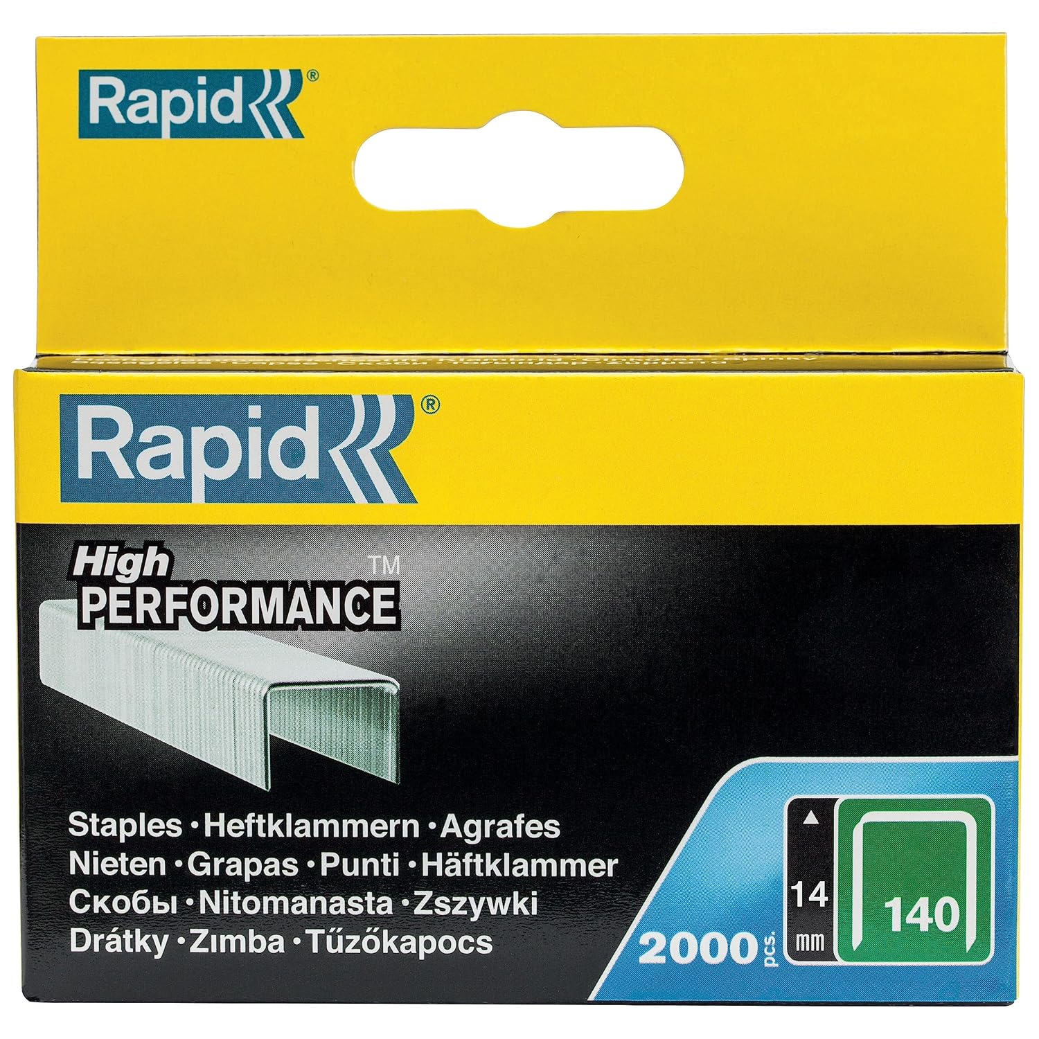 Rapid 11915631 Staples Type 140 14mm 2000Piece