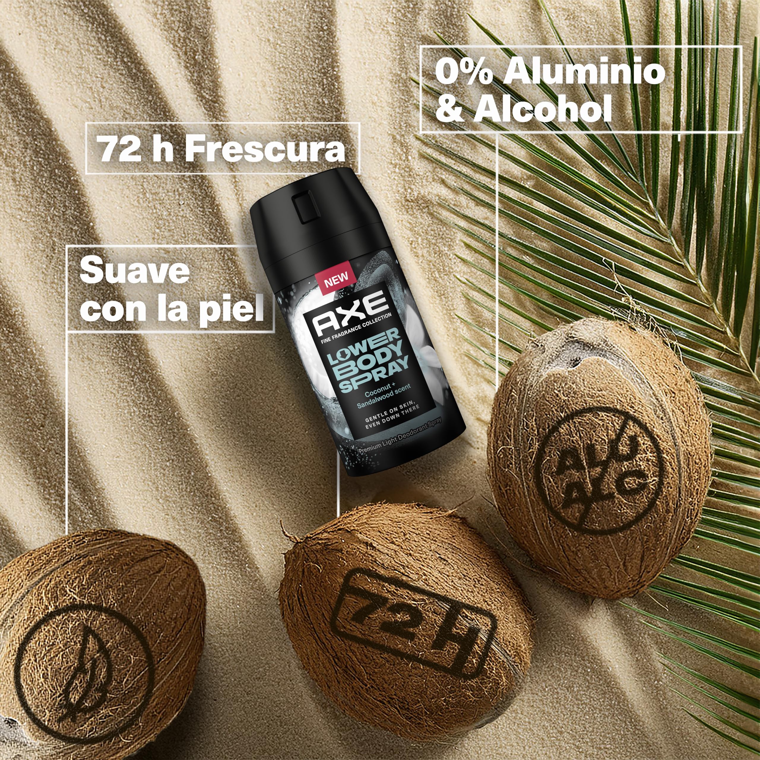 Axe All Over Body Coconut 100ml x6