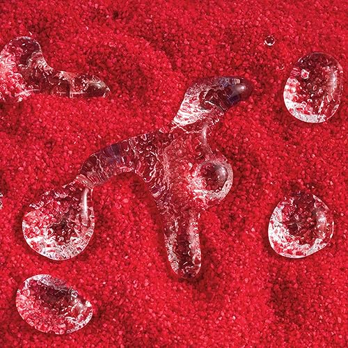 Miniatura 8 de Steve Spangler Science Kit de tubo de ensayo de arena mágica, incluye tres tubos de ensayo de 0.52 onzas, arena de juego de colores que nunca se