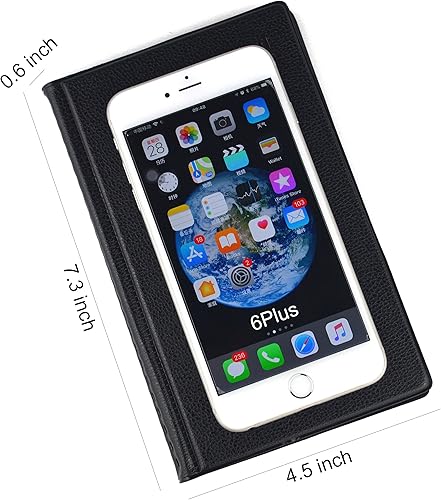 Miniatura 3 de SAMYO Business Journal Name Card Book Holder Organizer - Holds 240 Cards - Black