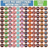 Vista 15 de Coffee Pod Variety Packs Muestra saborizada, surtida, compatible con 2.0 cafeteras K-Cup, paquete variado, 52 unidades (paquete de 1)