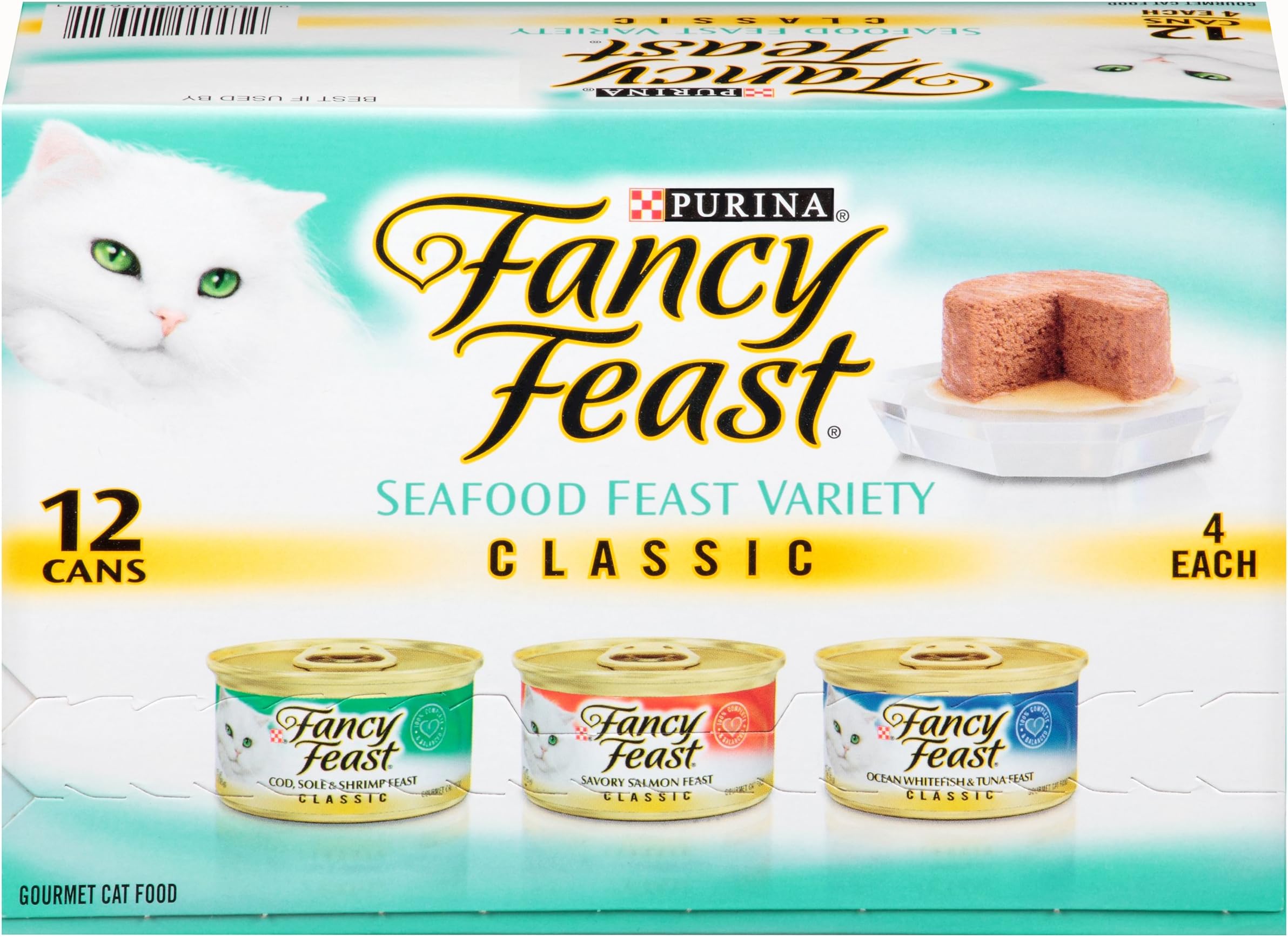 Fancy Feast Chunky Chicken Feast Cat Food 3 oz (Pack of 1) Pet Supplies