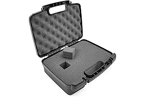 CASEMATIX Customizable Foam Case: Protect Your Electronics with 12 Inch Hard Case