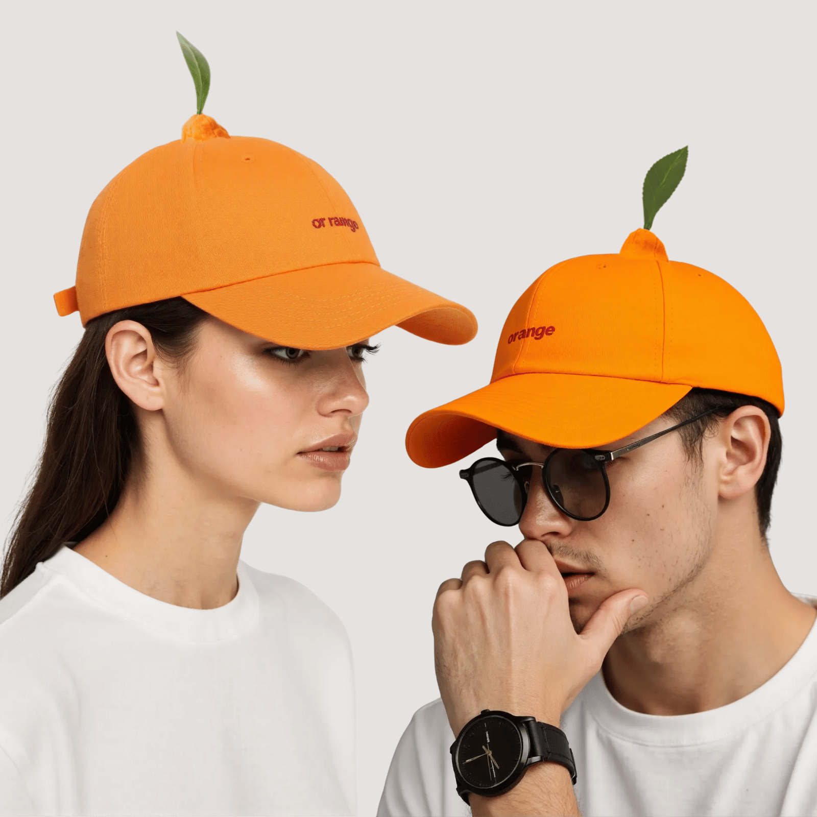 Amazon.com: FunFink Funny Orange-Shaped Baseball Cap with  display picture 1