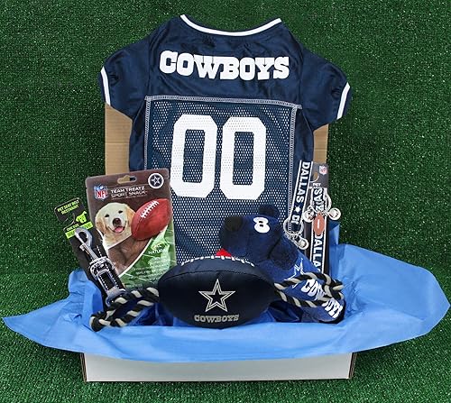 Miniatura 72 de NFL San Francisco 49Ers - Caja de regalo para mascotas con 2 juguetes para perros, 1 logotipo grabado natural para perros, 1 camiseta de la NFL, 1