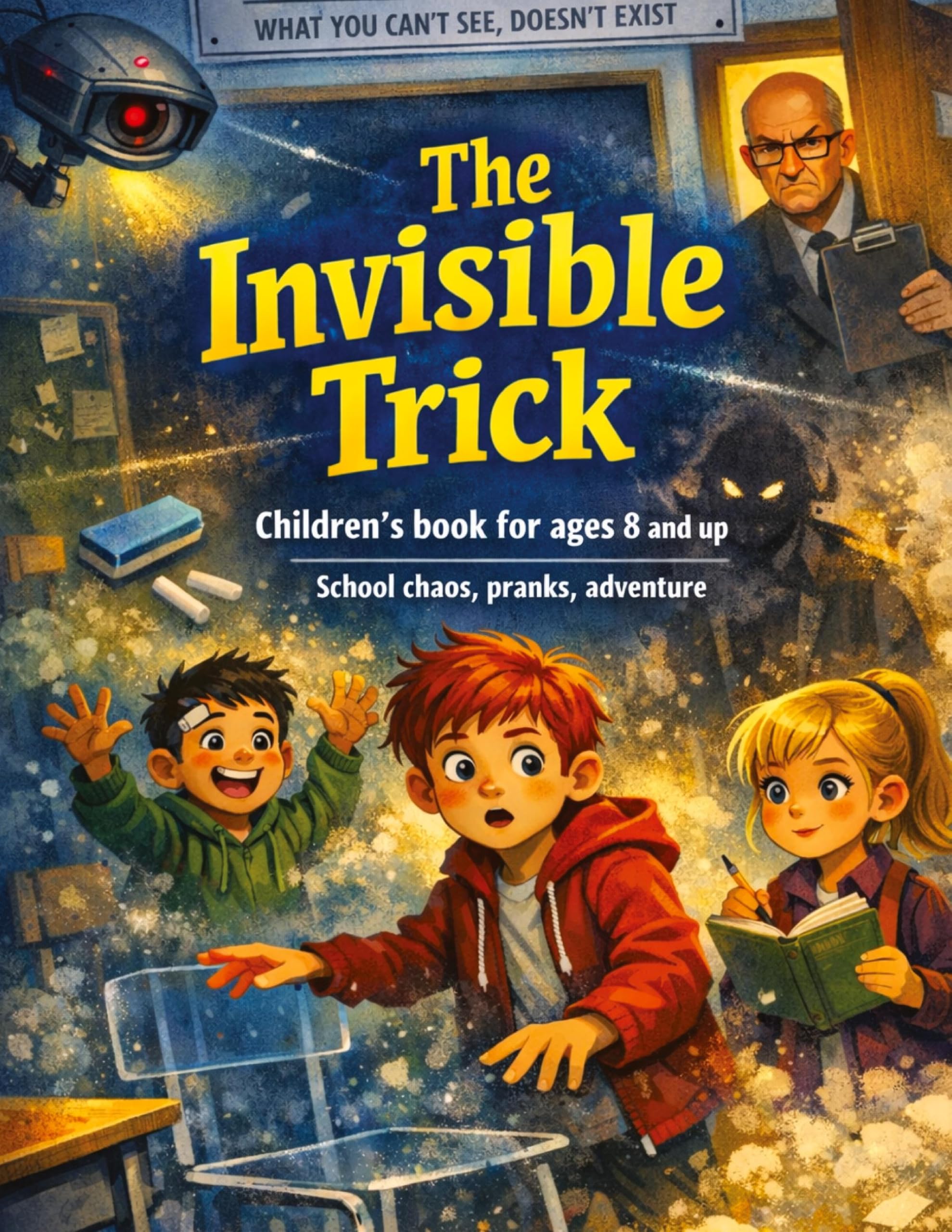 The Invisible Trick: Children's book for ages 8 and up School chaos, pranks, adventure