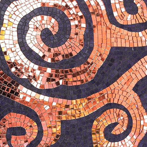 Vista 68 de PP OPOUNT -9,440 hojas de mosaicos de espejo autoadhesivos, de 13/64 x 13/64 de pulgada, de color plateado, de espejos, cuadradas y de vidrio