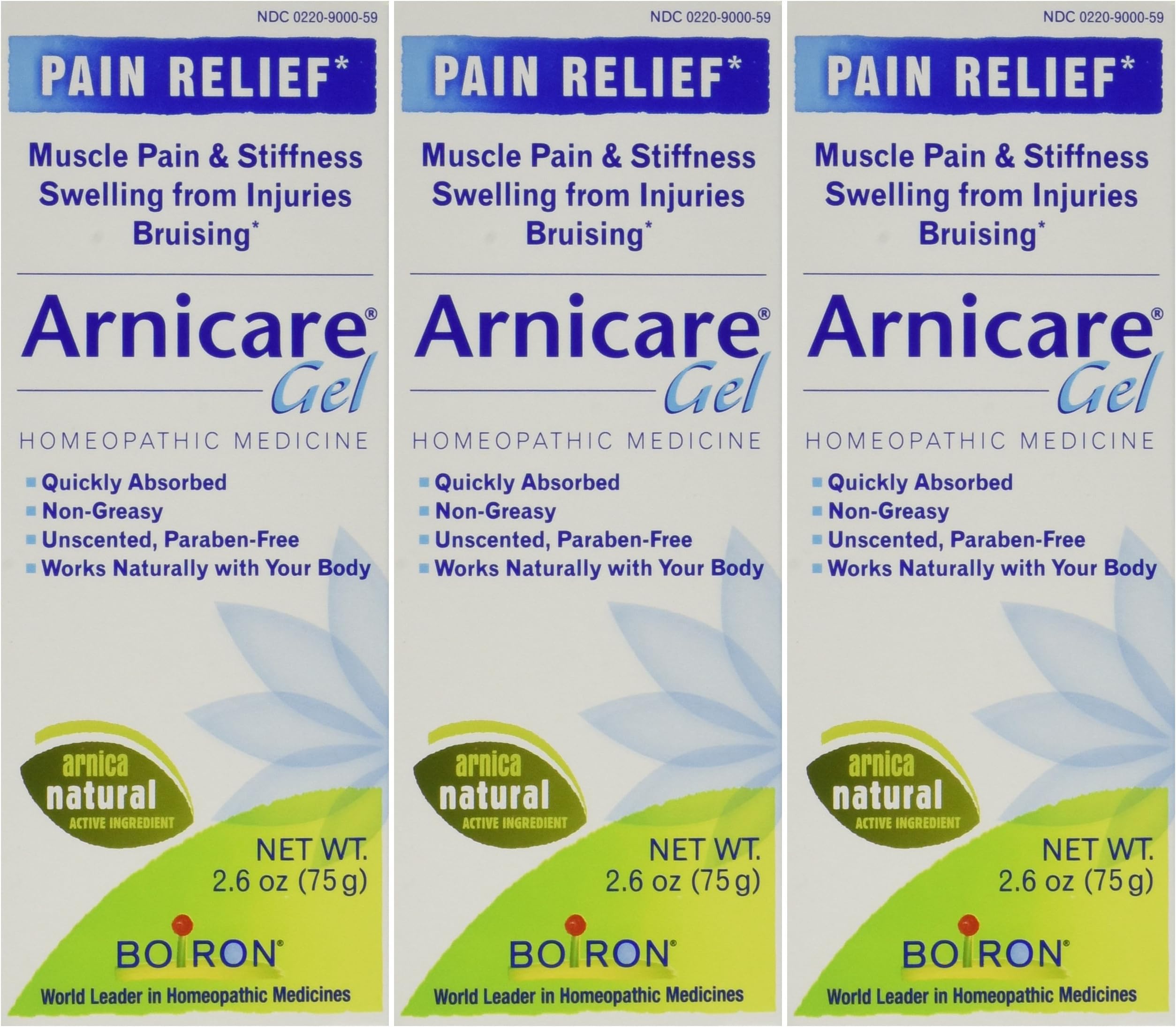 Arnicare Boiron Gel, 2.6 Ounce (Pack of 3)
