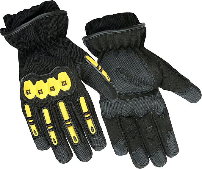 Safety Work Gloves One Size Plow & Hearth® Heavy Duty Fireman Shield