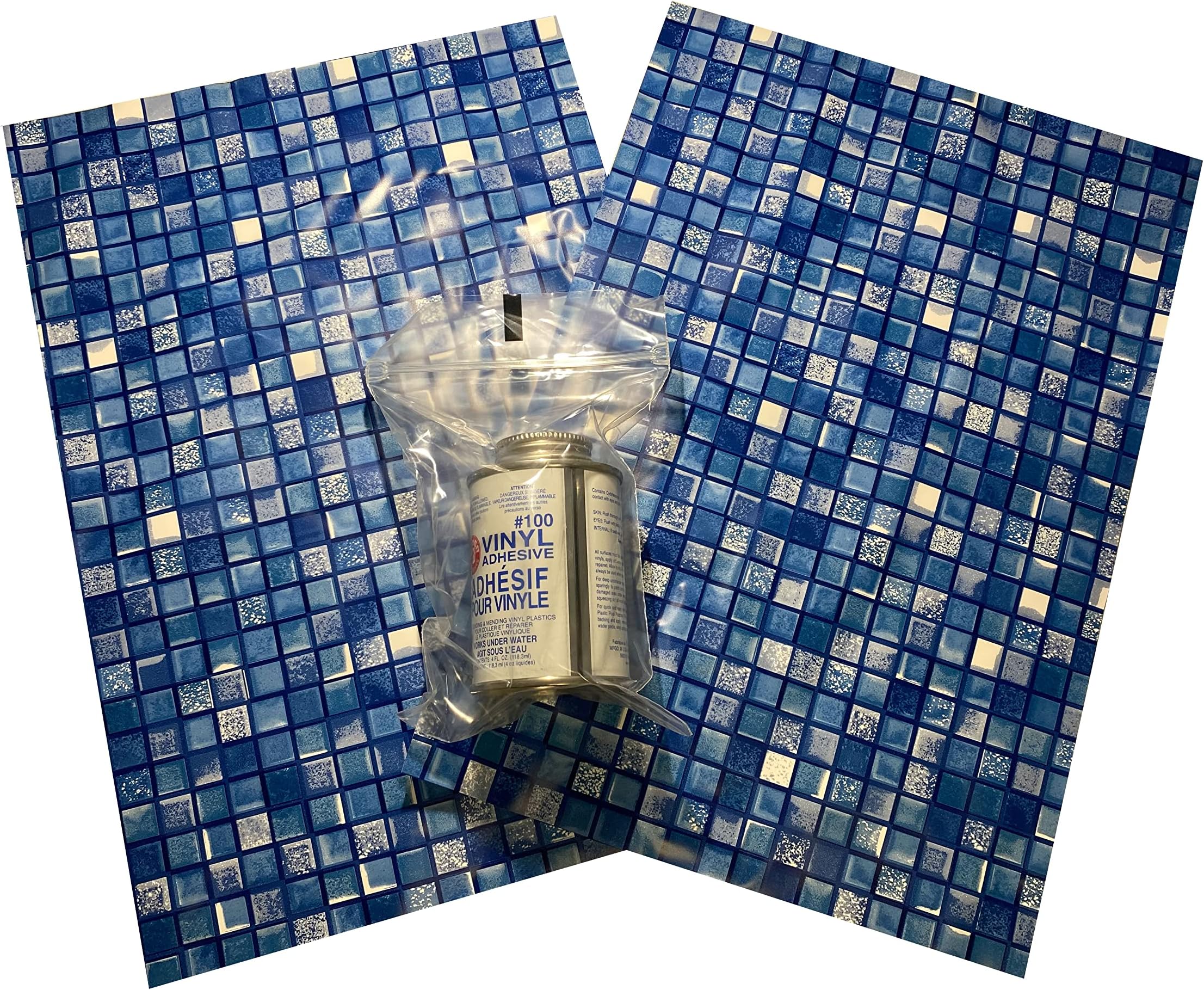 Tiki Island Pool Express Vinyl Liner Repair Kit 2 Patches