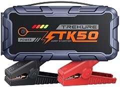 TREKURE Car Battery Jump Starter 8000A 26800mAh Portable Car Jump Starter for All Gas and 12L Diesel Engines