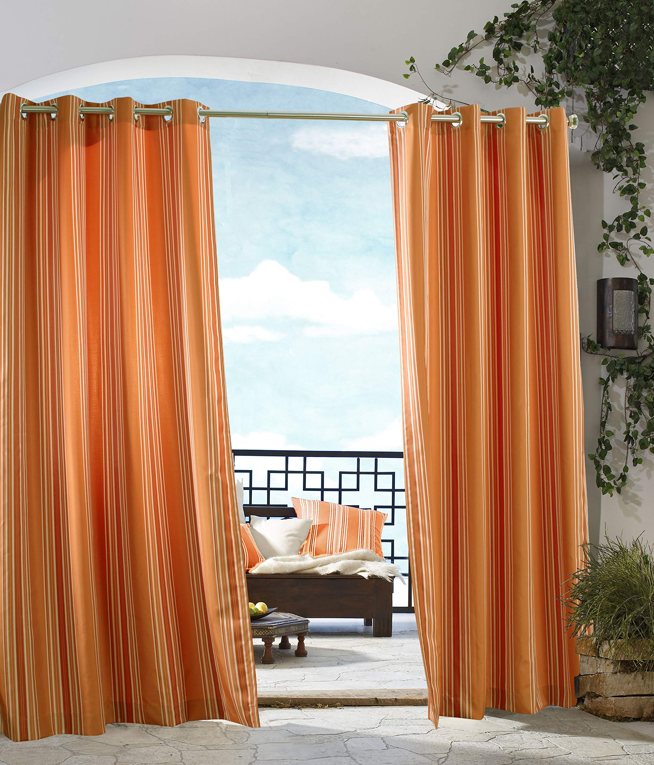 Gazebo Striped Outdoor Curtains Curtains & Drapes 2023