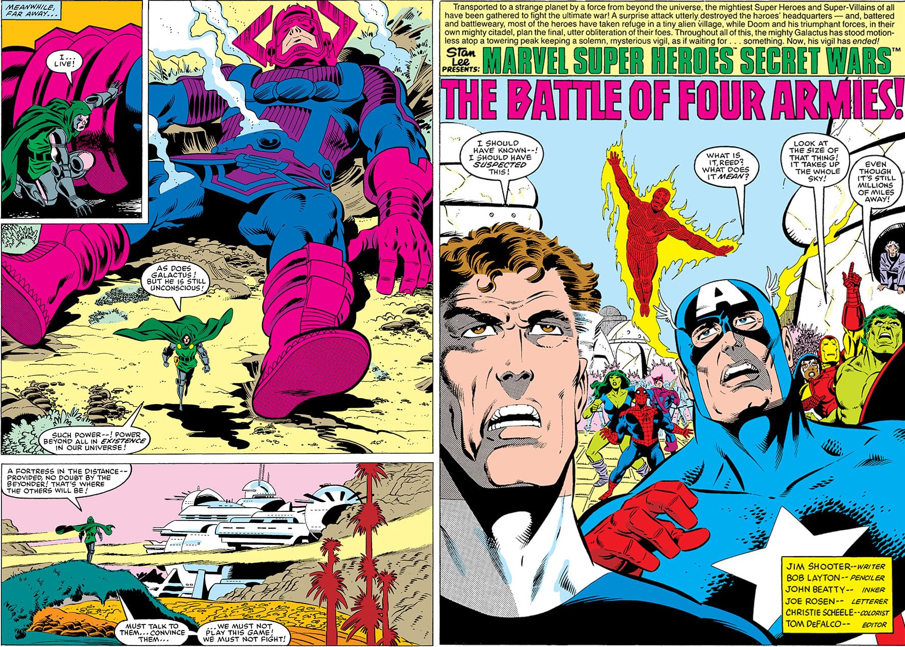 Marvel Archive Edition: Marvel Super Heroes Secret Wars Gallery Edition Mike Zeck Original First Issue Cover