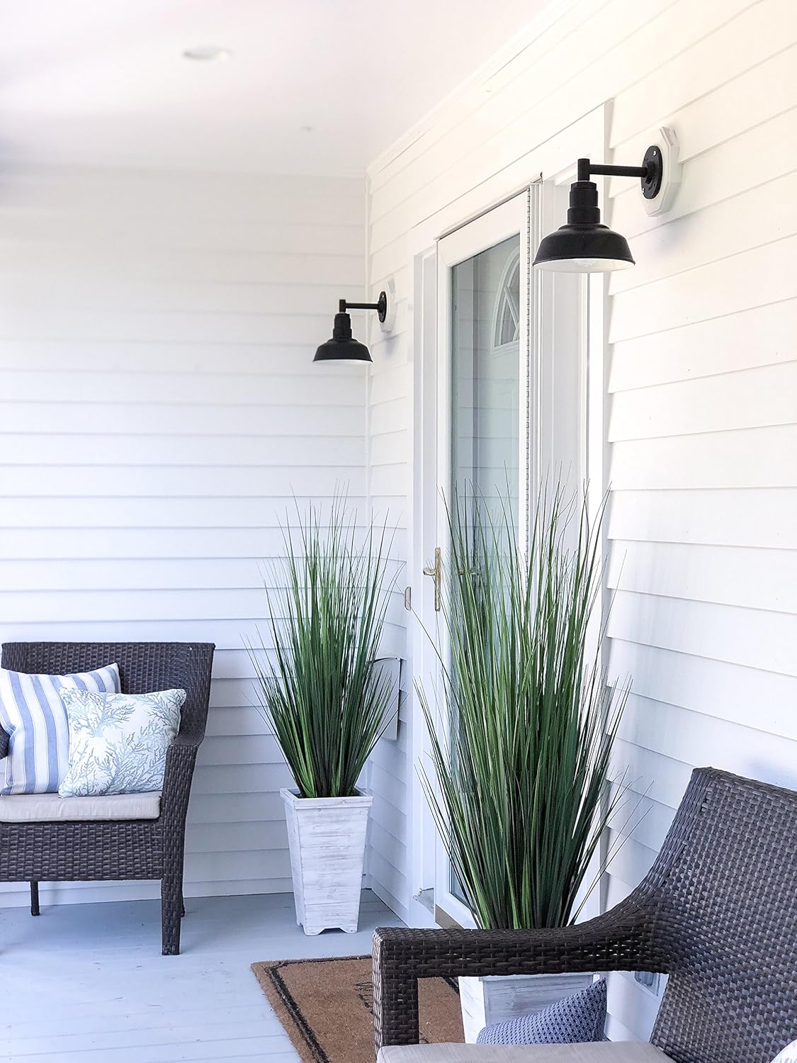 🛒 Flash Sale The Hawthorne Wall Mount Barn Light - Smallest Shade with Short Straight Arm - Perfect as a Wall Sconce by Front Door