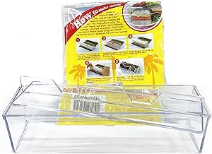 Hawaiian Spam Musubi Maker, Press, Mold - Double Capacity, Polystyrene, Heat Resistant up to 80C/176F