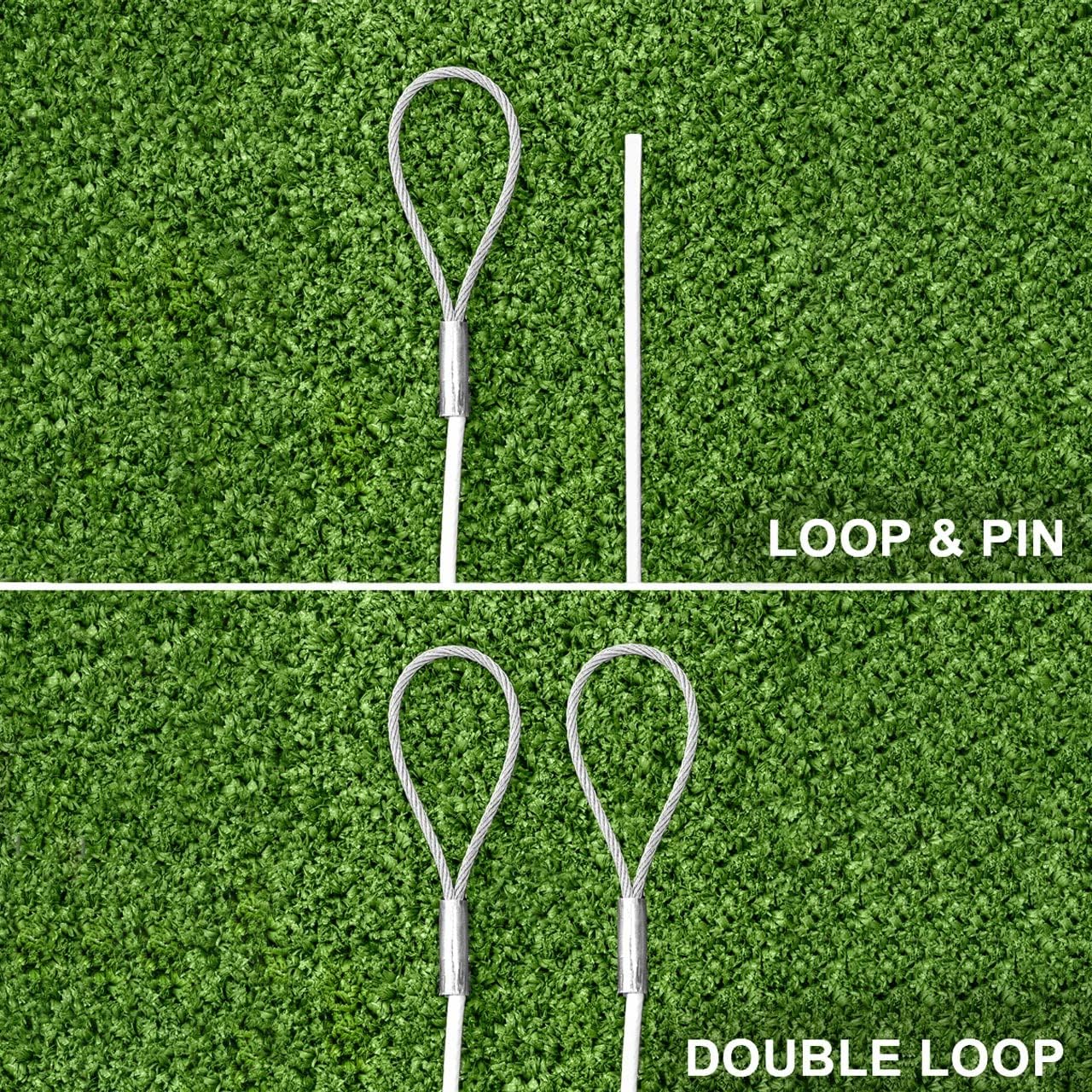 Vermont Tennis Net Headline Wire Cable [33ft or 42ft] | PVC Coated Steel Wire – All Tennis Posts : Sports & Outdoors