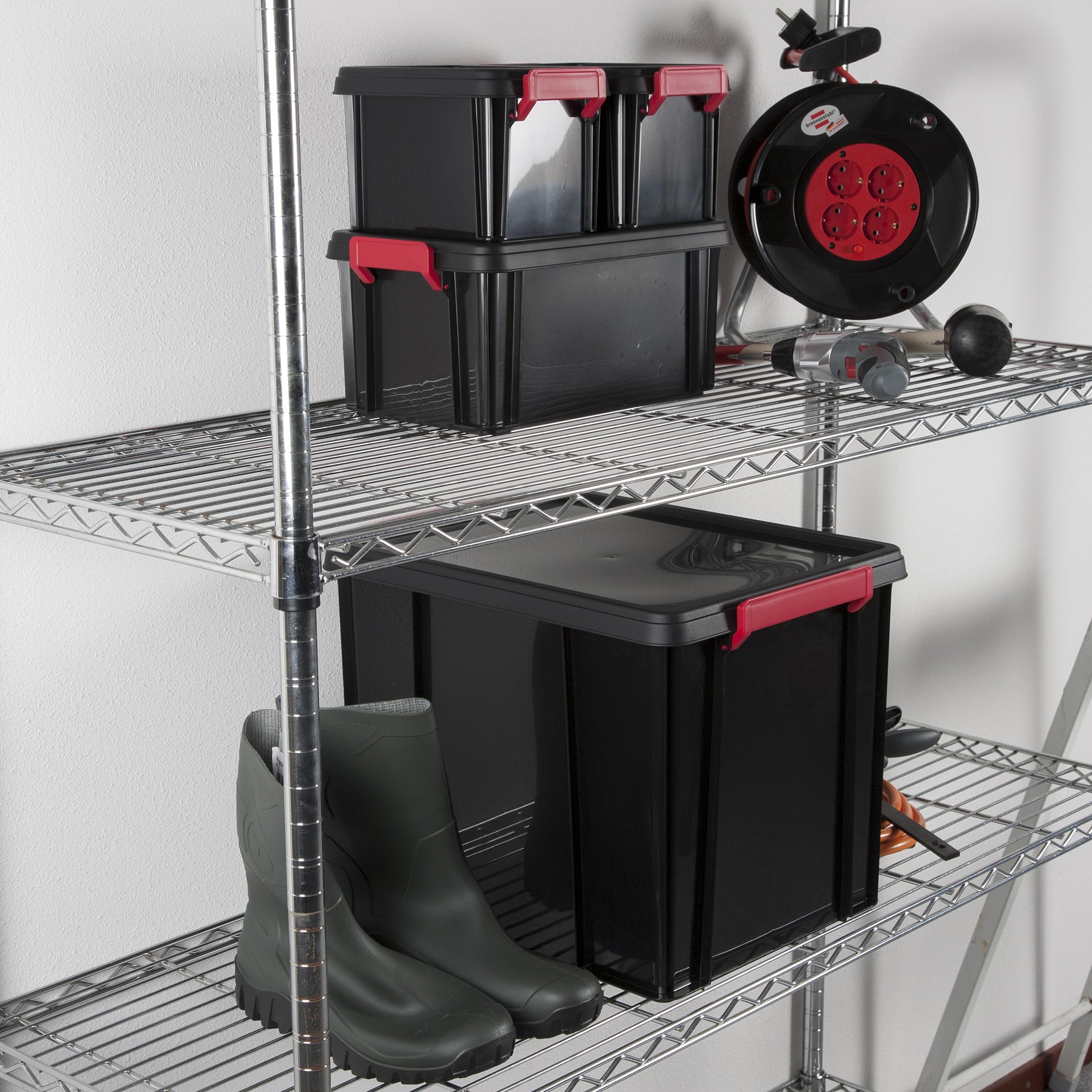 Scatola Di Alimentazione Iris Ohyama SIA-1000 - 170 Litri, Nero, In Plastica Senza BPA, Impilabile - Foto 5