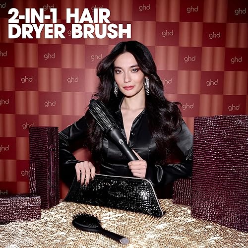 Miniatura 3 de ghd Cepillo secador de pelo Duet Blowdry Secado húmedo para secar sin daños por calor 3 veces más volumen con resultados de larga duración de 24