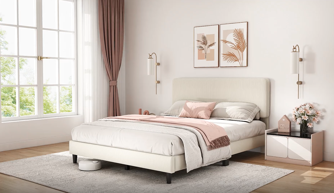 Amazon.com: Yaheetech Full Size Bed Frame with Adjustable