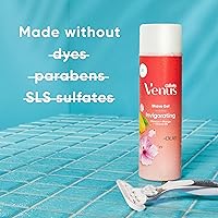 Vista 6 de Gillette Venus Gel de afeitado perfumado de mango e hibisco, crema de afeitar para mujer, 7 onzas, paquete de 6 (42 onzas en total)