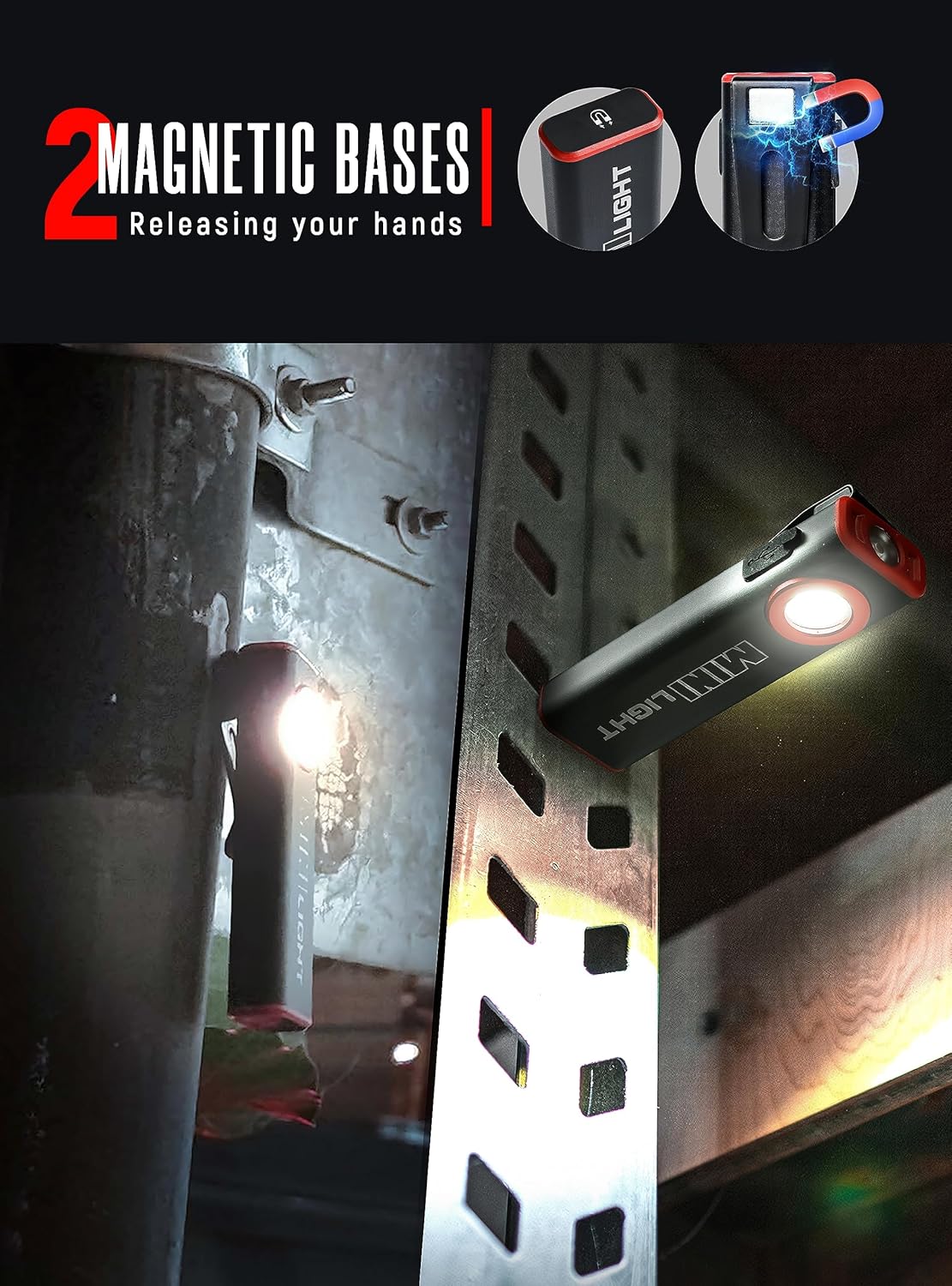 lexall Mini Work Light Flashlight 2 Version