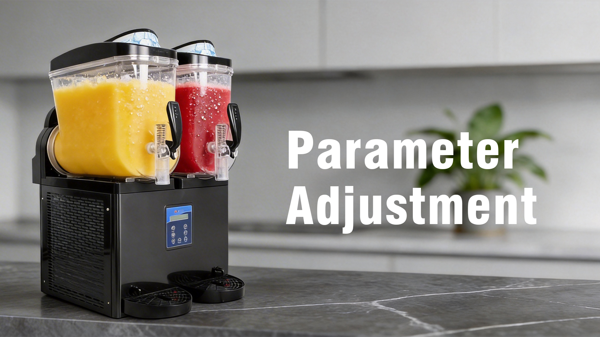 Image of Commercial Frozen Drink Maker 8Gal /30L, Double Tank Slushie Machine Maker 900W, 2 Mods 120 Cups Stainless Steel Margarita Smoothie Cocktail Maker for Restaurants, Bars, Cafes, Food Truck, Auto Clean