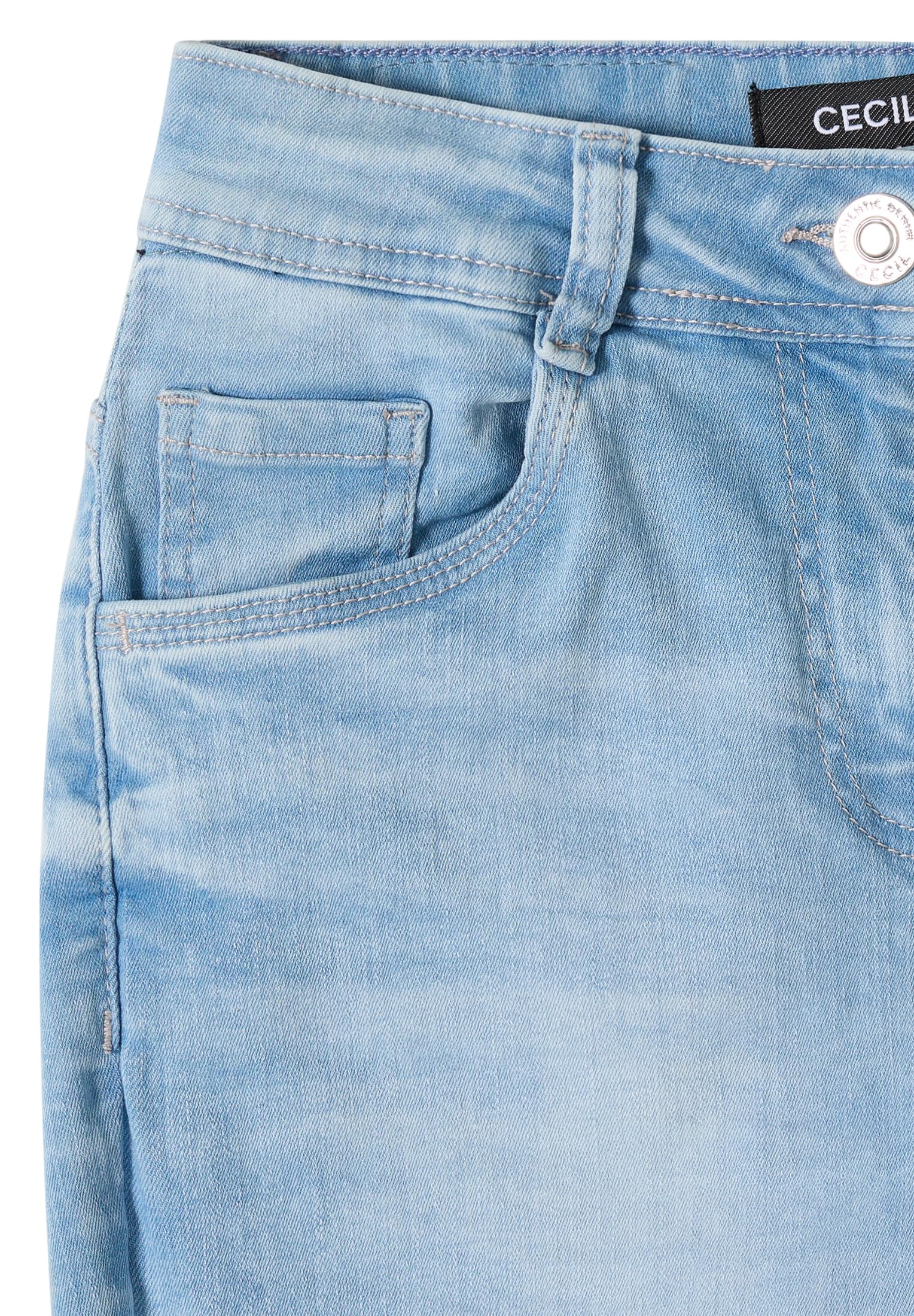 Cecil Damen Slim Leg Capri Jeans 3818496