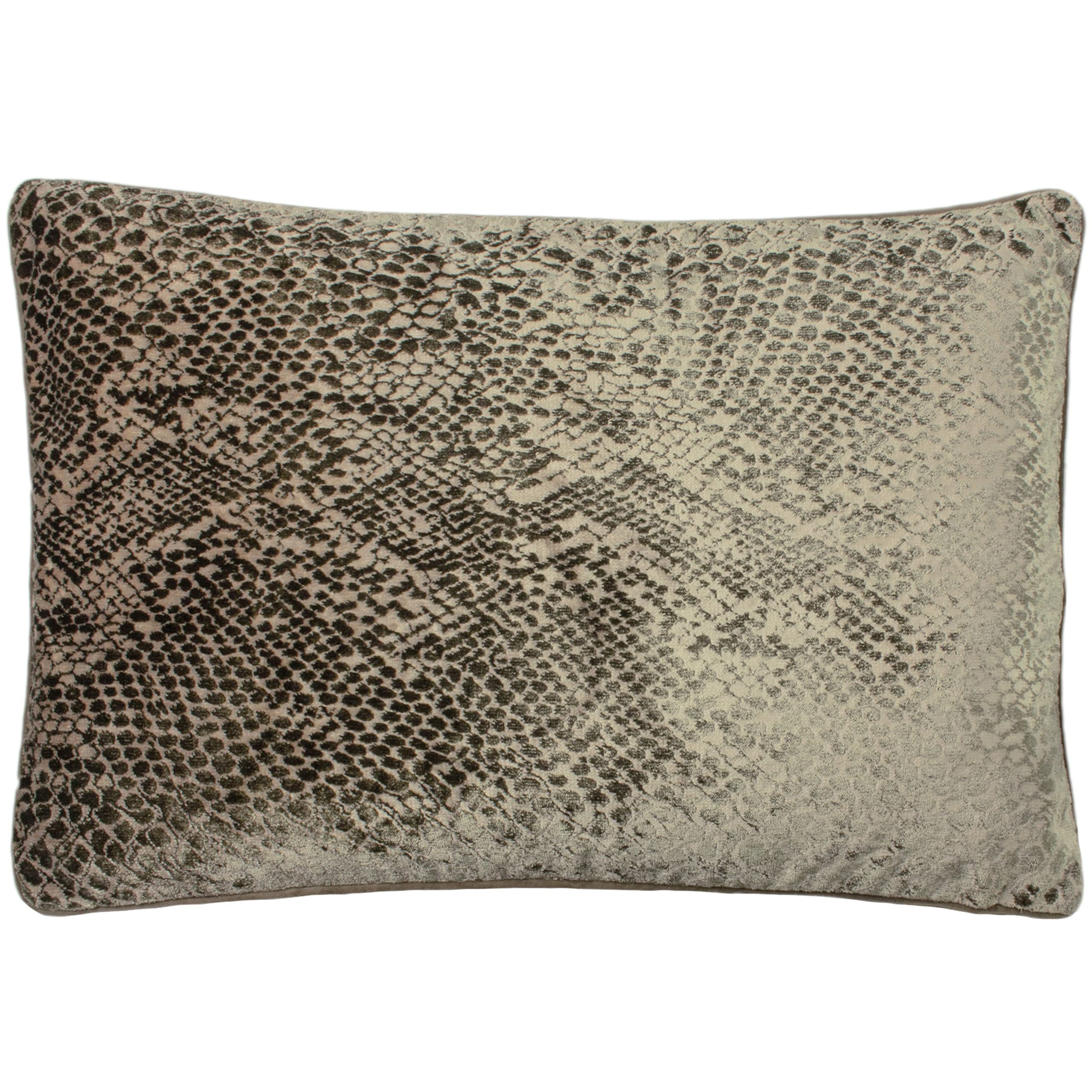 Paoletti Python Cushion, Champagne, 40 x 60cm