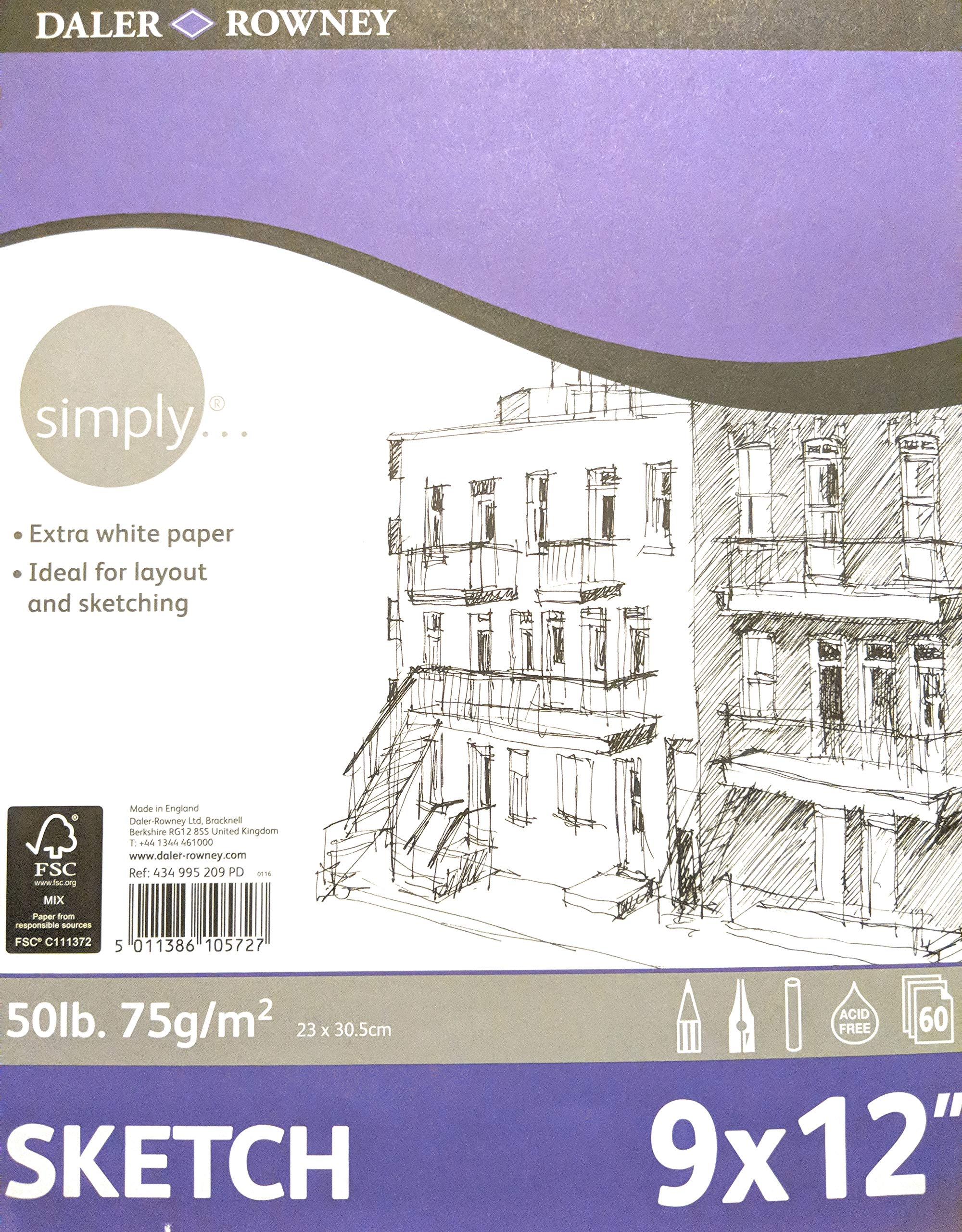 Daler Rowney 9x12" Sketch Book