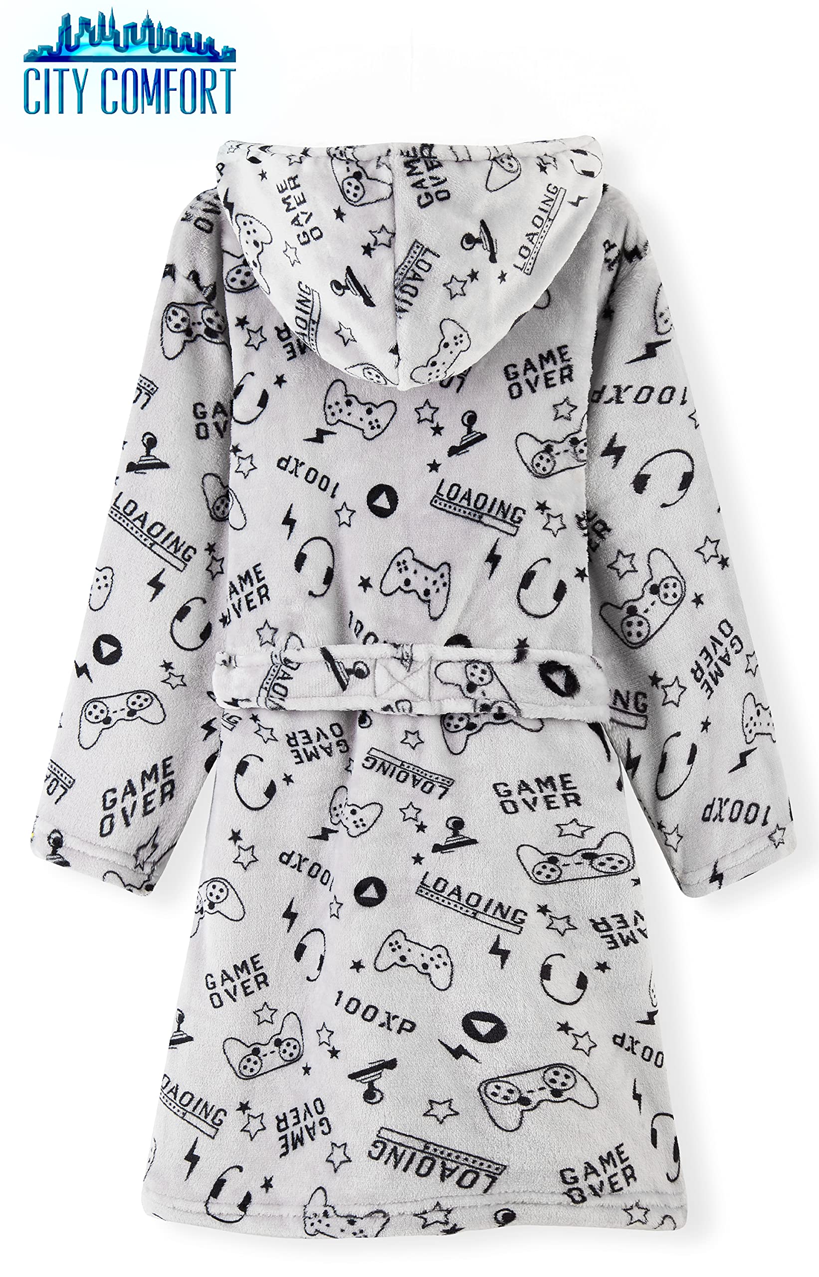 CityComfort Robe De Chambre Enfant - Gamer - Garçon