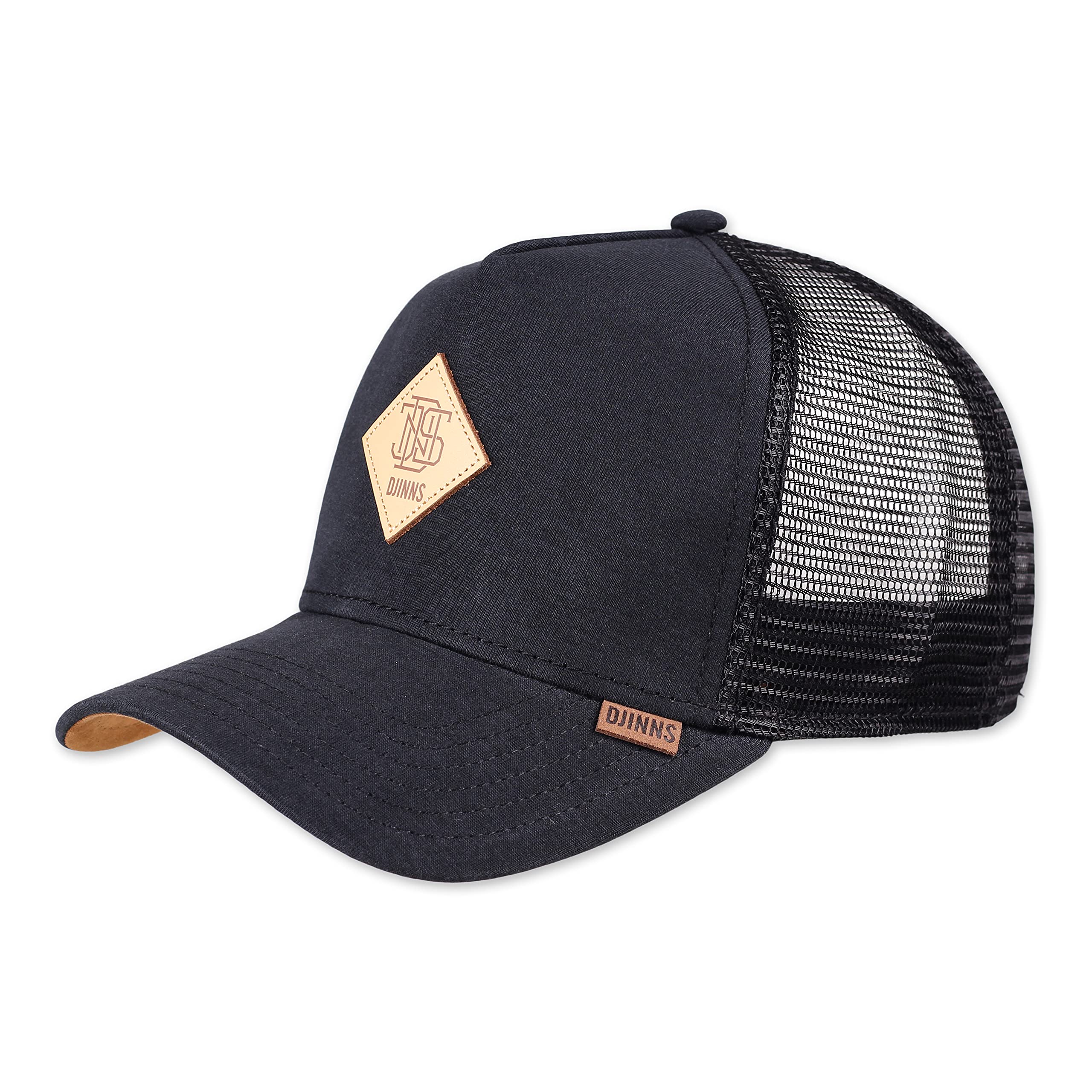 Djinns Jersey Patch Black HFT Trucker Cap - One-Size