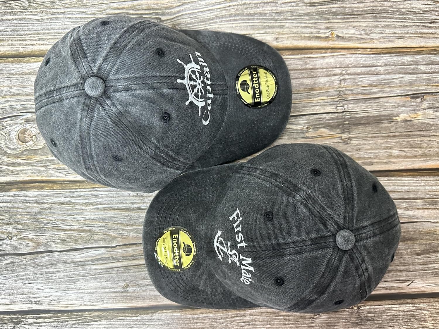 Embroidered Captain & First Mate Hats - Image 7