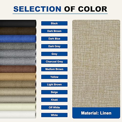 Vista 16 de Parches de reparación de lino grueso, parches de tela de lino autoadhesivos, 8 x 11 pulgadas, 2 unidades, multicolor, se pueden utilizar