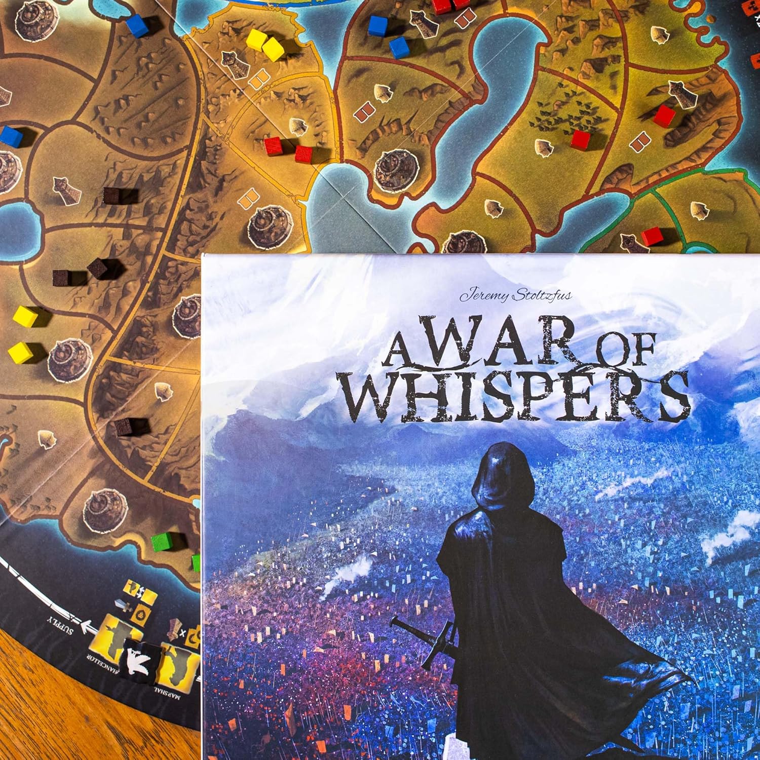 A War of Whispers 2nd Edition Board Game | Strategic Board Game for Adults & Teens | Intrigue & Diplomacy Gameplay | Perfect for Fans of Strategy & Adventure Board Games