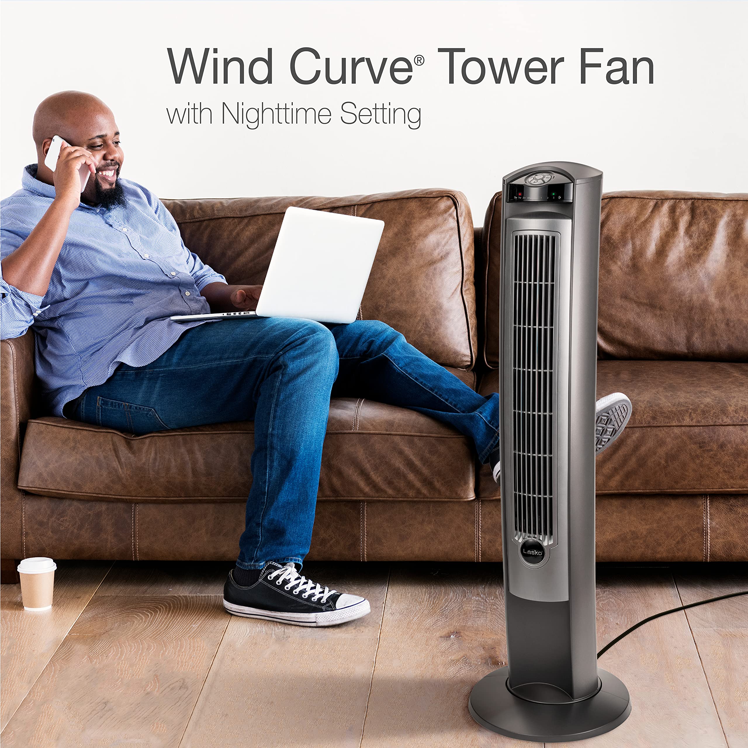 Amazon.com: Lasko 1885 18 Cyclone Pedestal Fan with Remote Control, 18  inches White u0026 Portable Electric 42 Oscillating Tower Fan with Nighttime  Setting, Timer and Remote Control, Silver T42951 : Home u0026 Kitchen