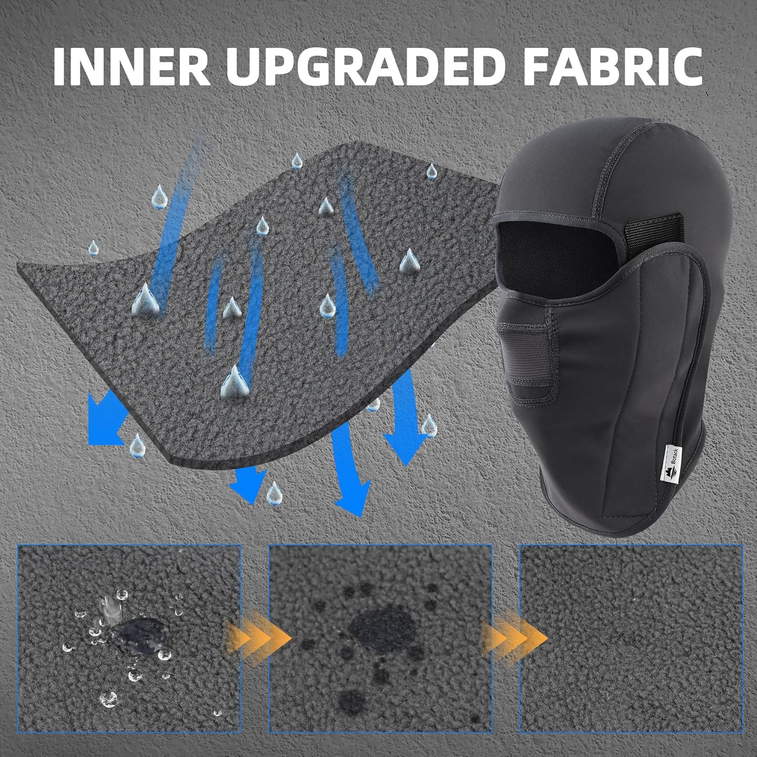 Balaclava Face Mask Windproof and Waterproof Ski Mask for Men Women Warm Breathable Face Cover for Cold Weather - Image 6