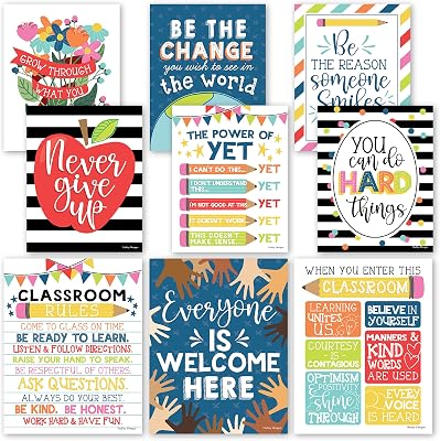 Hadley Designs Motivational Posters for Classroom - Nepal | Ubuy