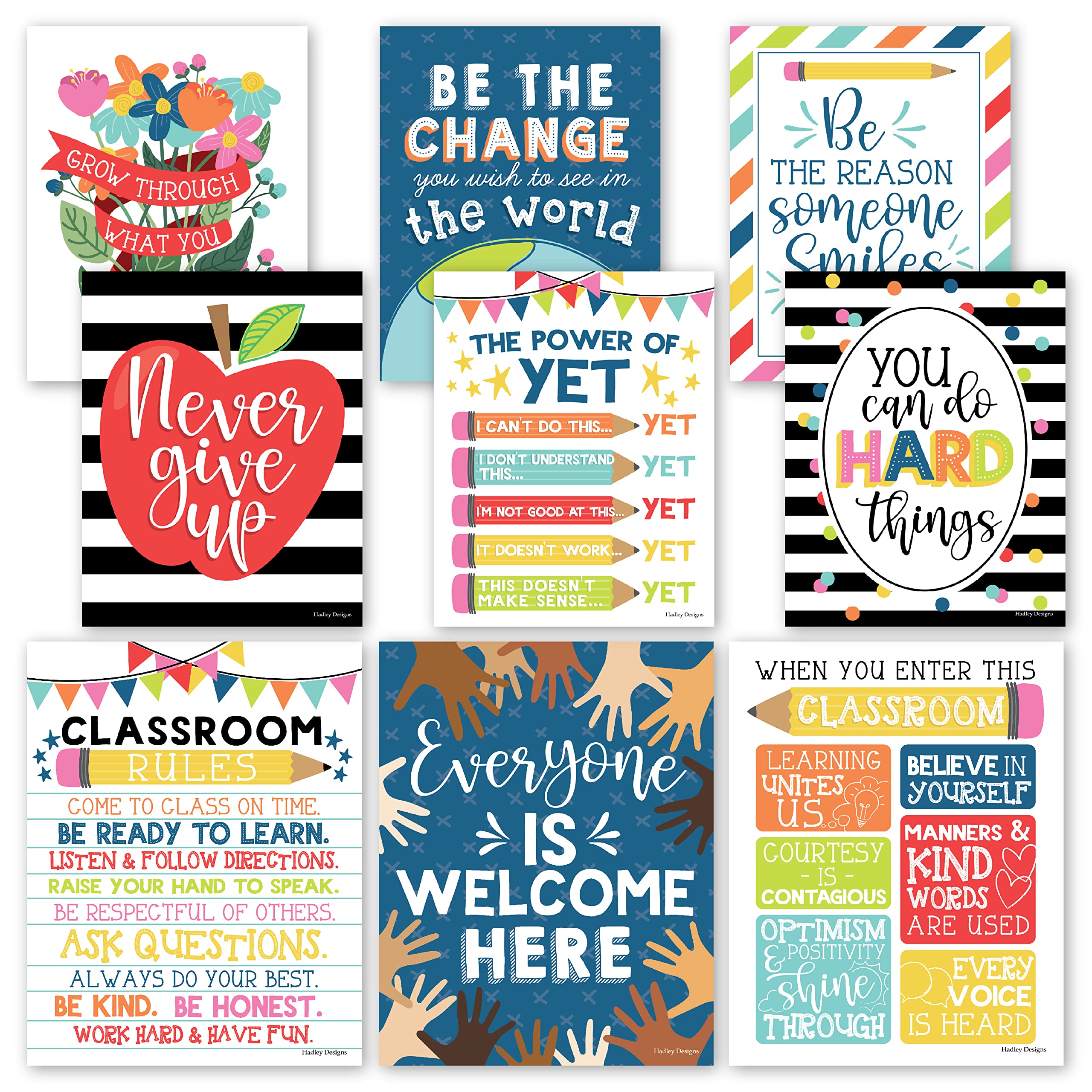 Buy 9 Colorful Classroom Decor Signs Sign For Classroom