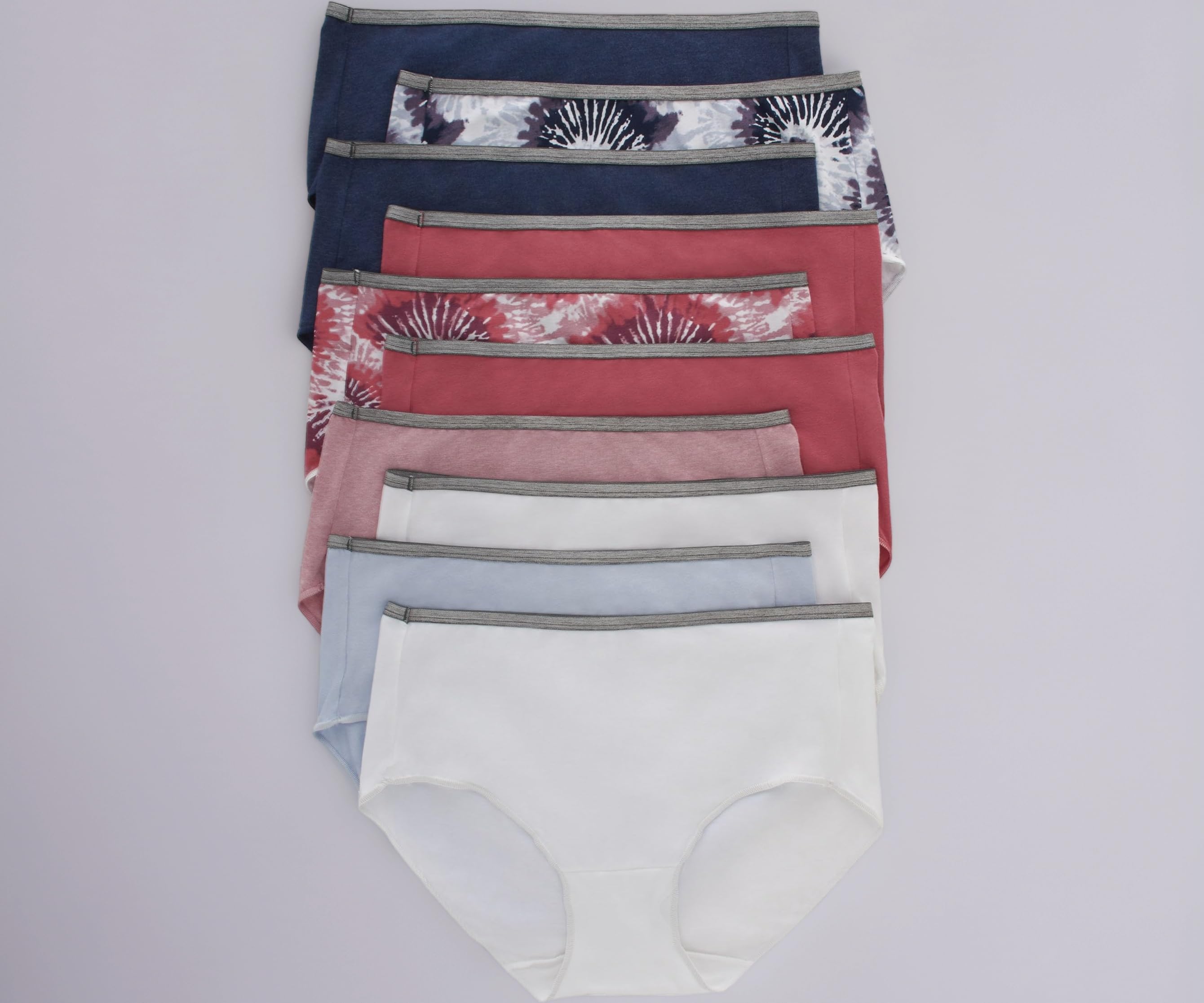 Hanes Womens Breathable Cotton Stretch Brief 10-Pack