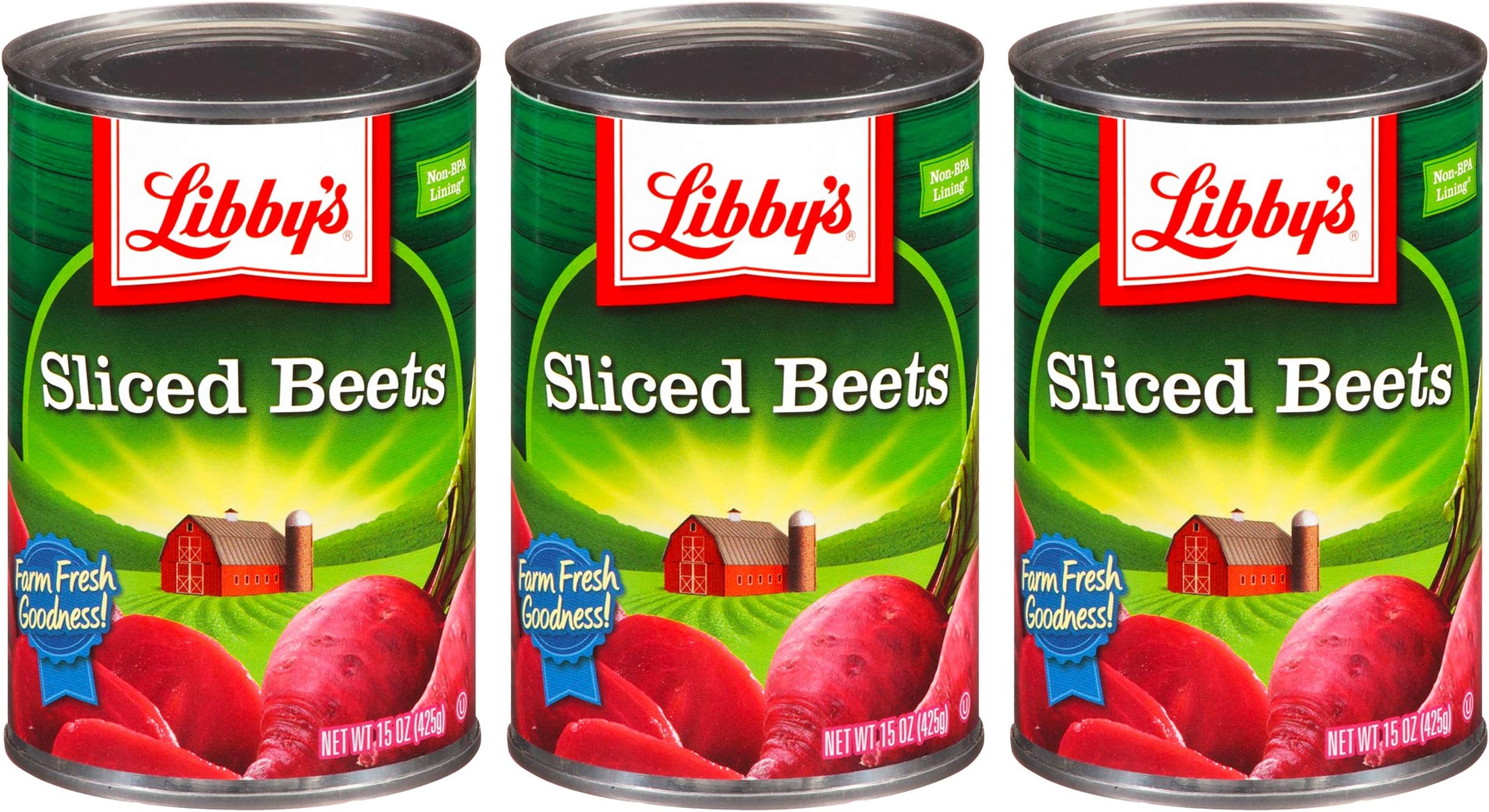 Libby's Canned Vegetables - 3 Pack Bulk Bundle Canned Sliced Beets