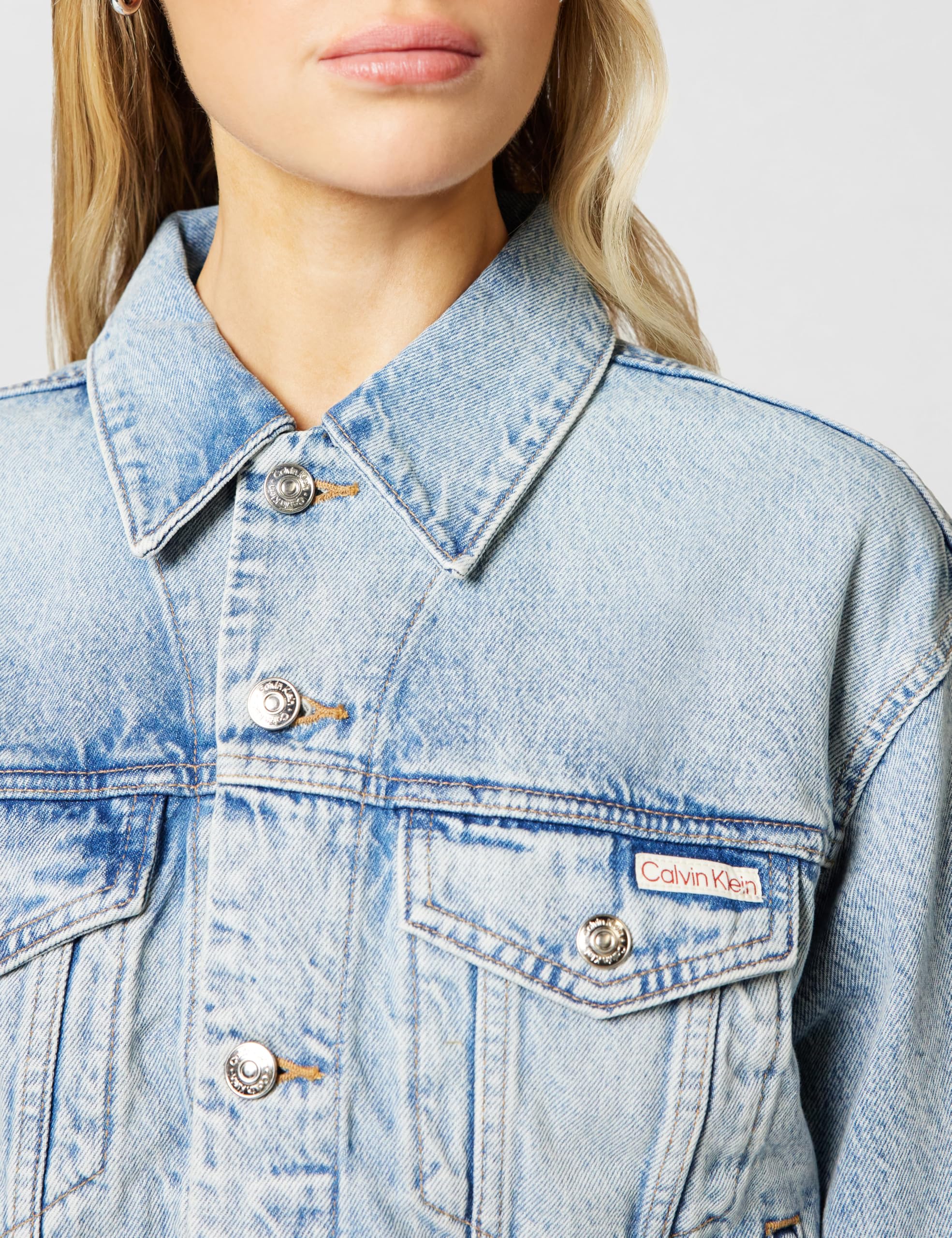 Calvin Klein Damen 90s Trucker Lafayette Lv047c791g Jacken