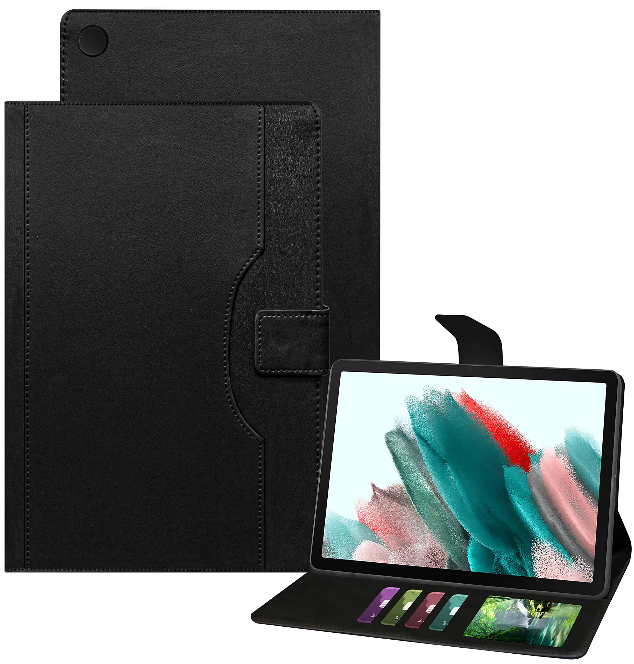 TGK Multi-Angle with Viewing Stand Leather Flip Case Cover for Samsung Galaxy Tab A8 10.5 inch [SM-X200/X205/X207] 2022 (Black) (B09QKYV4LL) Amazon Price History, Amazon Price Tracker