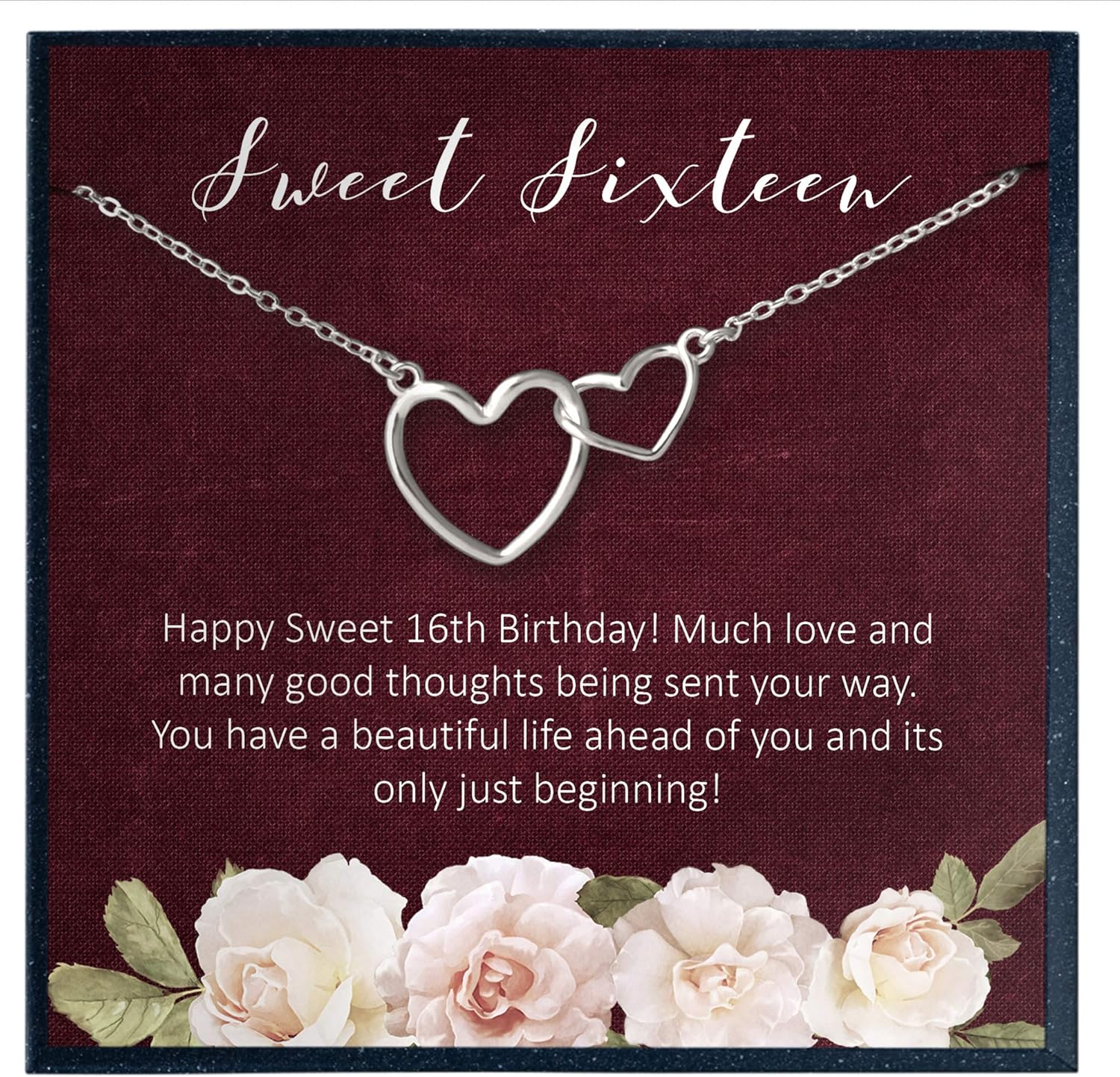 16th Birthday Necklace Gifts for Sweet Sixteen Gifts for Sweet 16 Birthday Gifts for 16 Year Old Teen Girl Birthday Jewelry Gifts for 16 Birthday Girl