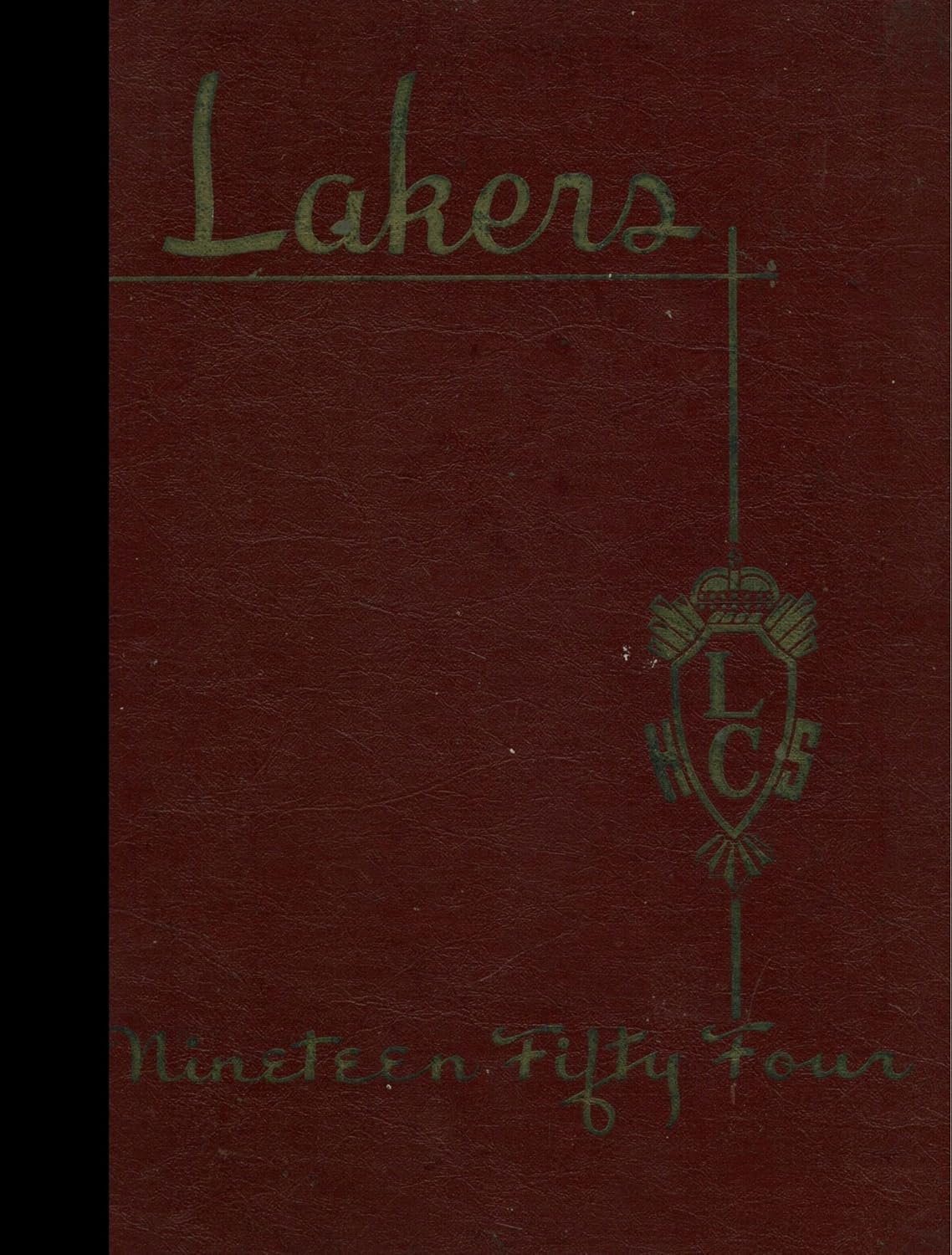 (Reprint) 1954 Yearbook Lake Crystal High School, Lake Crystal