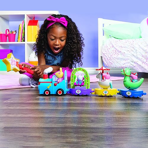 Miniatura 4 de Peppa Pig 674 PEP0635 Tren de desfile mágico de Peppa, rojo