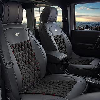 FH Group PU204102 Victorian Style Luxurious Leatherette Cushion Pad Seat Covers- Fit Most Car, Truck, SUV, or Van - coolthings.us